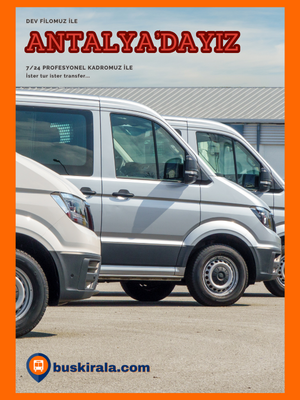 تأجير الحافلات السياحية الصغيرة للسياحة في أنطاليا